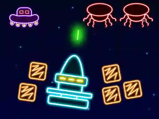 Xogo Neon Invaders en liña