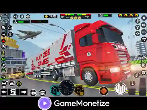 Xogo Crazy car transport truck en liña