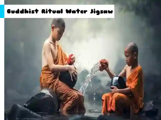 Xogo Buddhist Ritual Water Jigsaw en liña