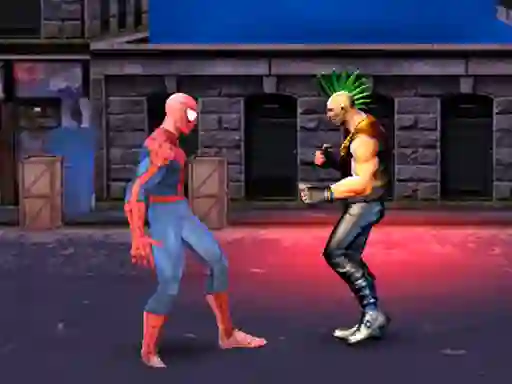 Xogo Spiderman: Street Fighter en liña