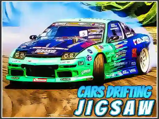 Xogo Cars Drifting Jigsaw en liña