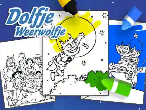 Xogo Coloring Alfie The Werewolf en liña
