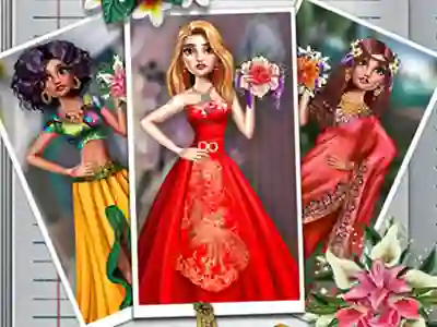 Xogo Exotic Wedding Looks en liña