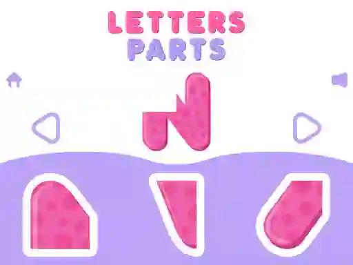 Xogo Letters Parts en liña