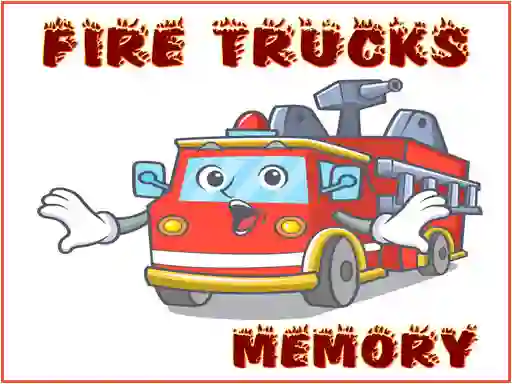 Xogo Fire Trucks Memory en liña