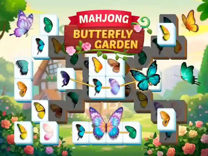 Xogo Mahjong Butterfly Garden en liña