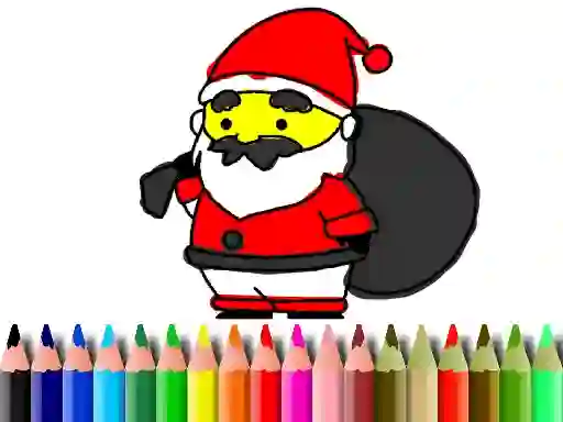 Xogo Back To School: Santa Claus Coloring en liña