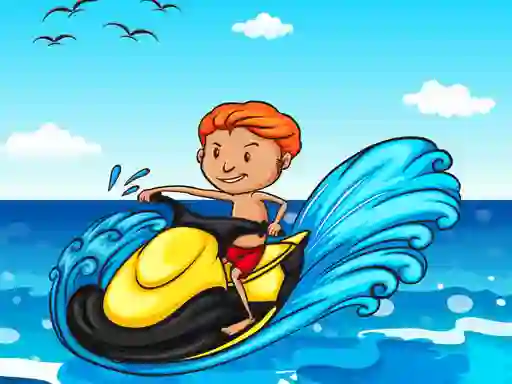 Xogo Jet Ski Summer Fun Hidden en liña