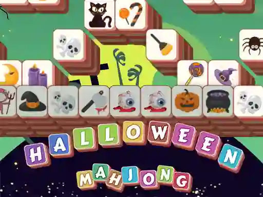 Xogo Halloween Mahjong Tiles en liña
