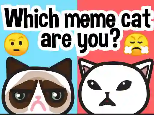 Xogo Which Meme Cat Are You? en liña