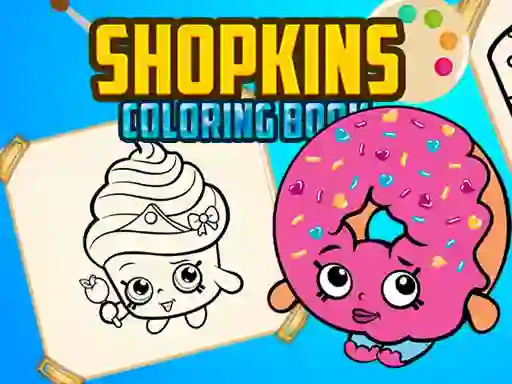 Xogo Shopkins Coloring Book en liña