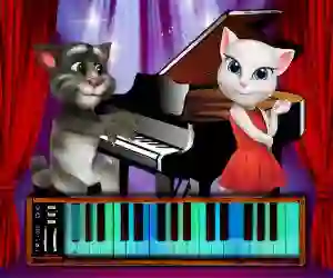 Xogo Talking Tom Piano Time en liña