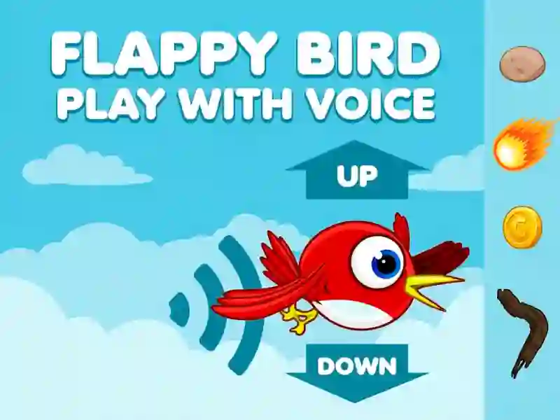 Xogo Flappy Bird Play with Voice en liña