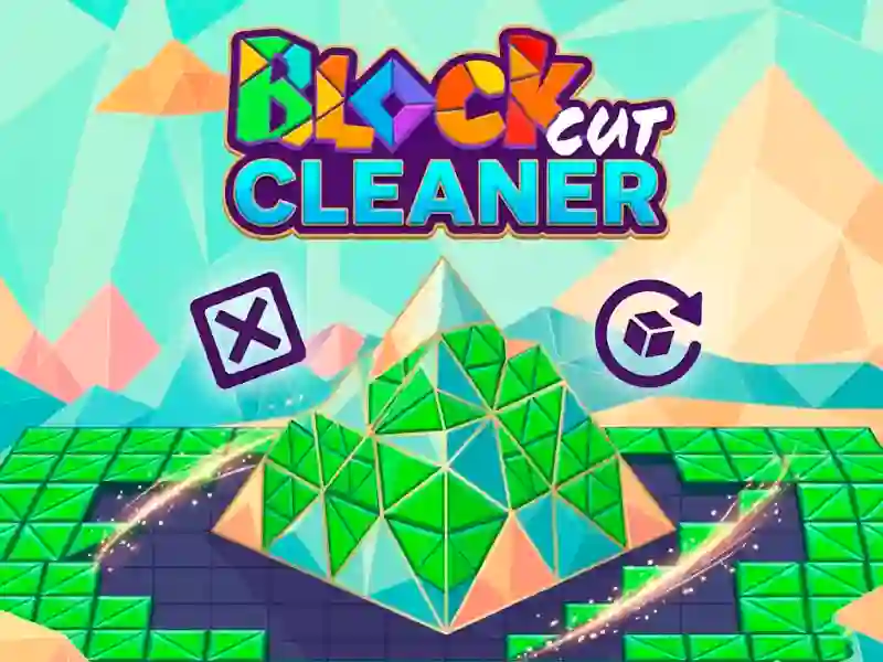 Xogo Block Cut Cleaner en liña