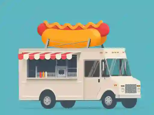 Xogo Food Trucks Jigsaw en liña