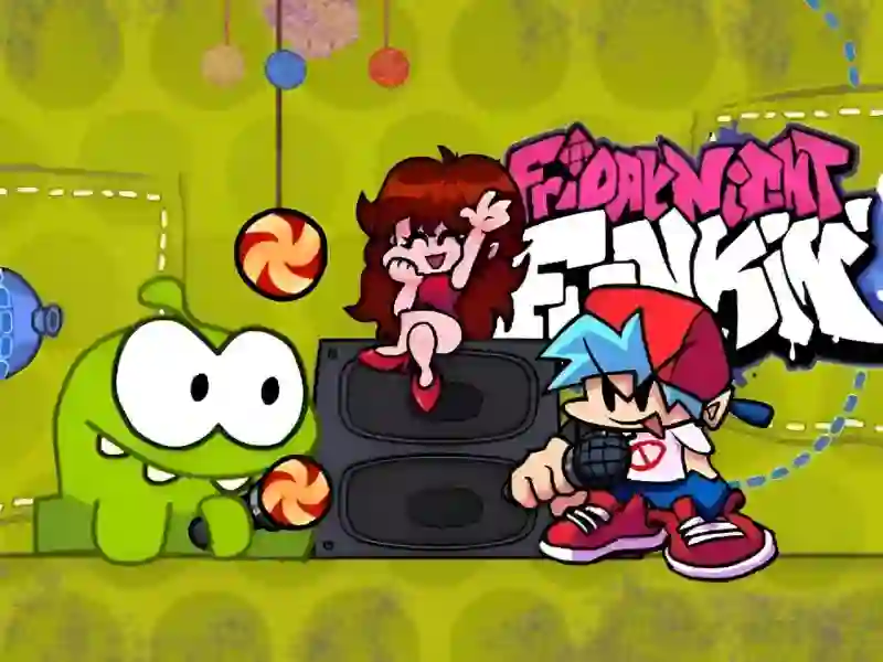 Xogo Friday Night Funkin VS Om Nom from Cut The Rope en liña