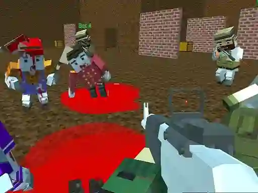 Xogo Blocky Warfare The Aweper Zombie en liña