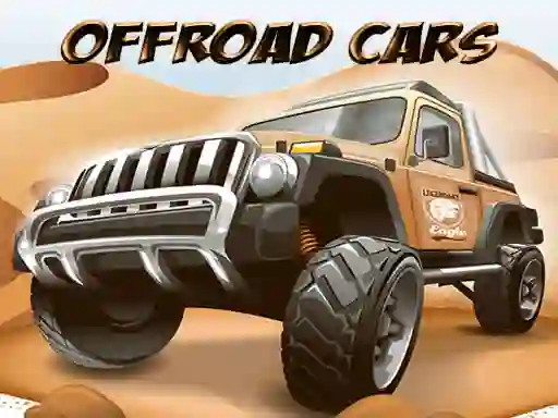 Xogo Offroad Cars Jigsaw en liña