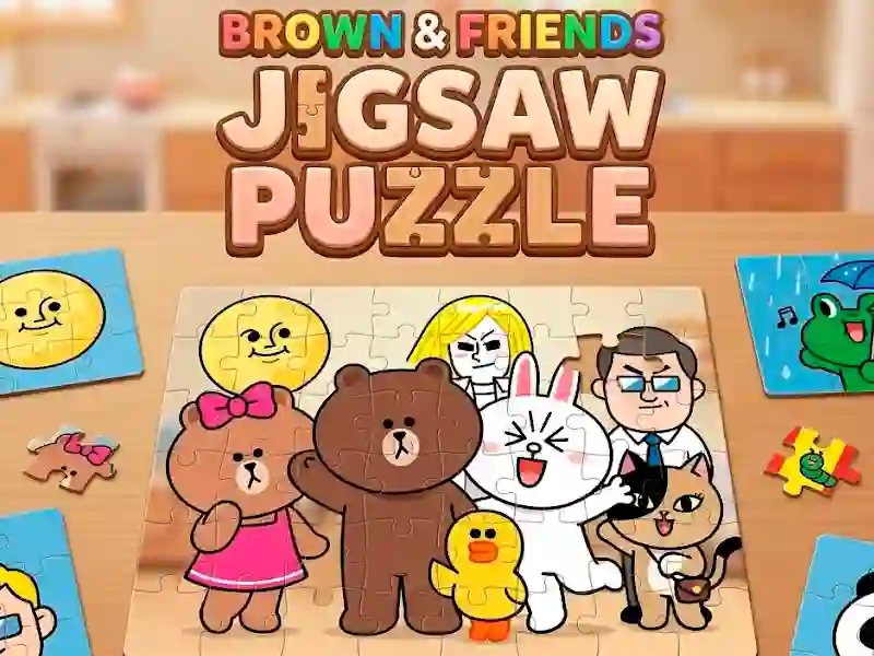 Xogo Brown And Friends Jigsaw Puzzle en liña