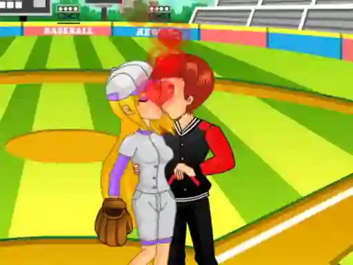 Xogo Baseball Kissing en liña