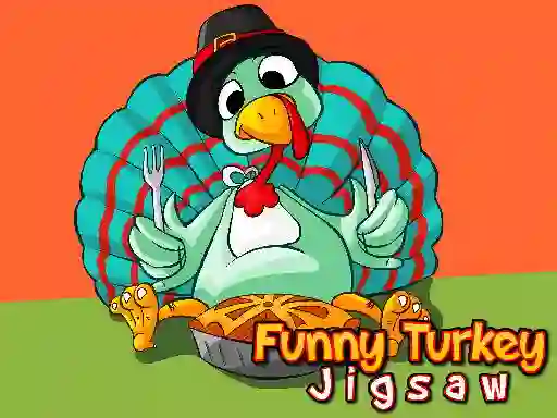 Xogo Funny Turkey Jigsaw en liña
