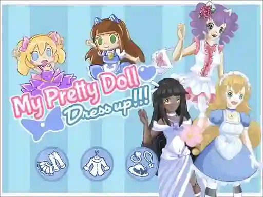 Xogo My pretty doll : Dress up en liña