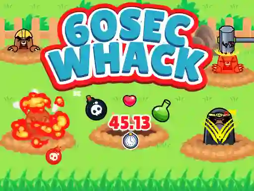 Xogo 60 Second Whack en liña