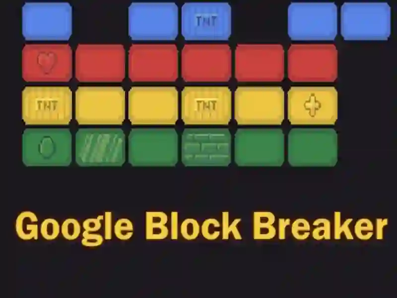 Xogo Google Block Breaker en liña