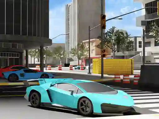 Xogo Extreme Car Driving Parking en liña