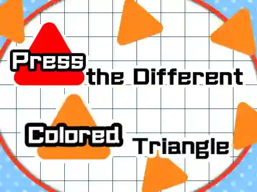 Xogo Press The Different Colored Triangle en liña