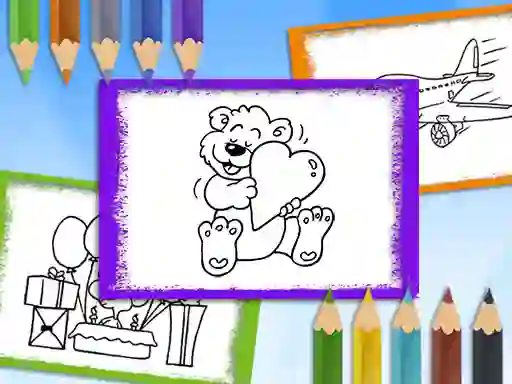 Xogo Cartoon Coloring Book en liña