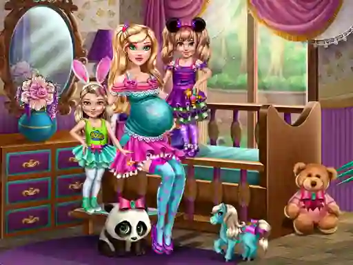 Xogo Barbie With Twins en liña