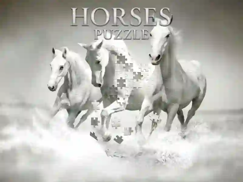 Xogo Horses Puzzle en liña