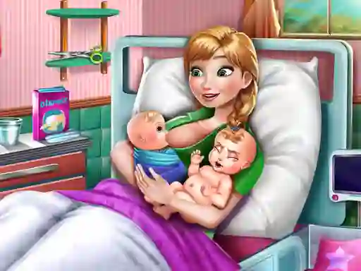 Xogo Ice Princess Twins Birth en liña