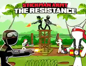 Xogo Stickman Army: The Resistance en liña