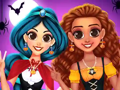 Xogo BFFs Happy Halloween Party en liña