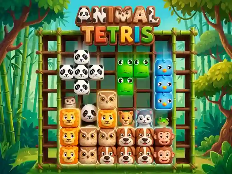 Xogo Animal Tetris en liña