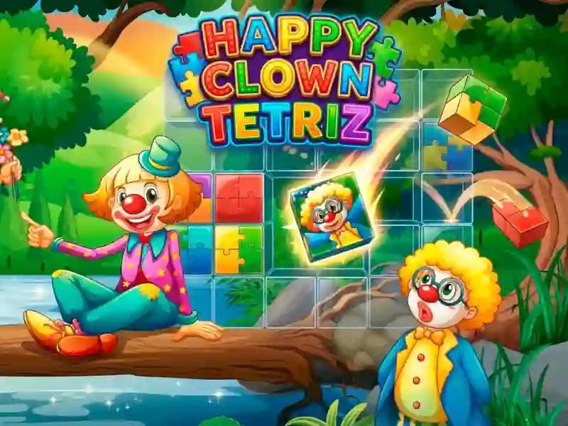 Xogo Happy Clown Tetriz en liña