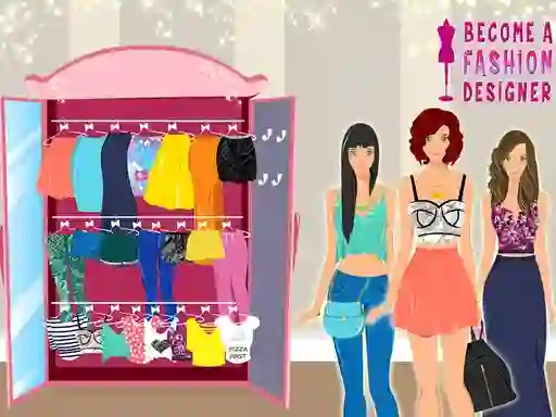 Xogo Become a Fashion Designer en liña