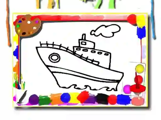 Xogo Back To School: Cartoon Coloring Time en liña