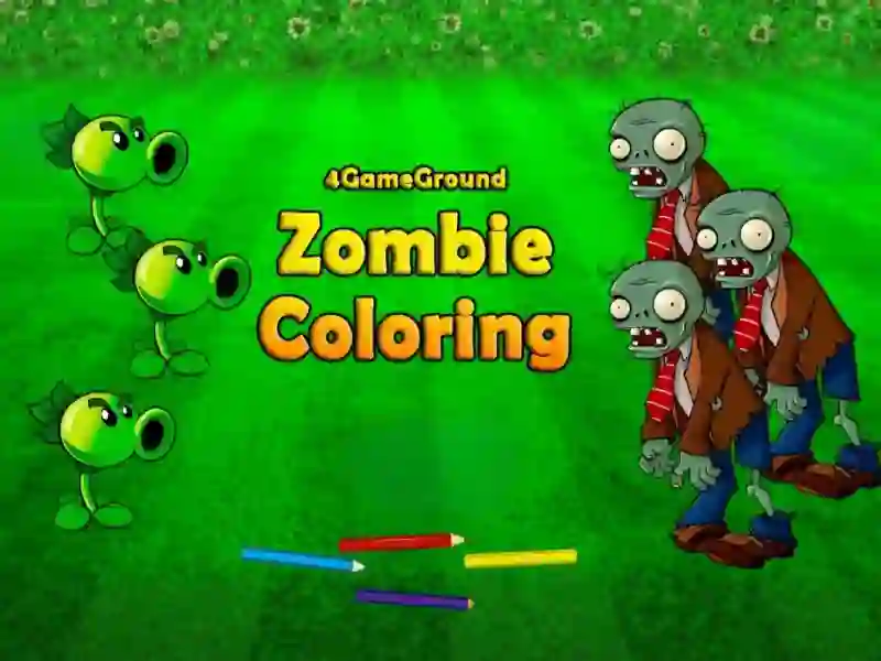 Xogo 4GameGround Zombie Coloring en liña
