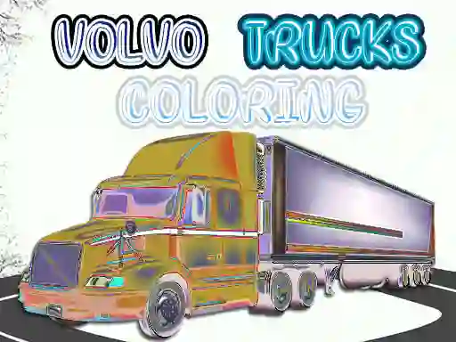 Xogo Volvo Trucks Coloring en liña