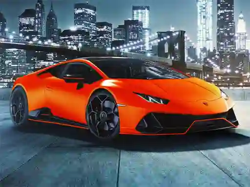 Xogo Lamborghini Huracan Evo Puzzle en liña