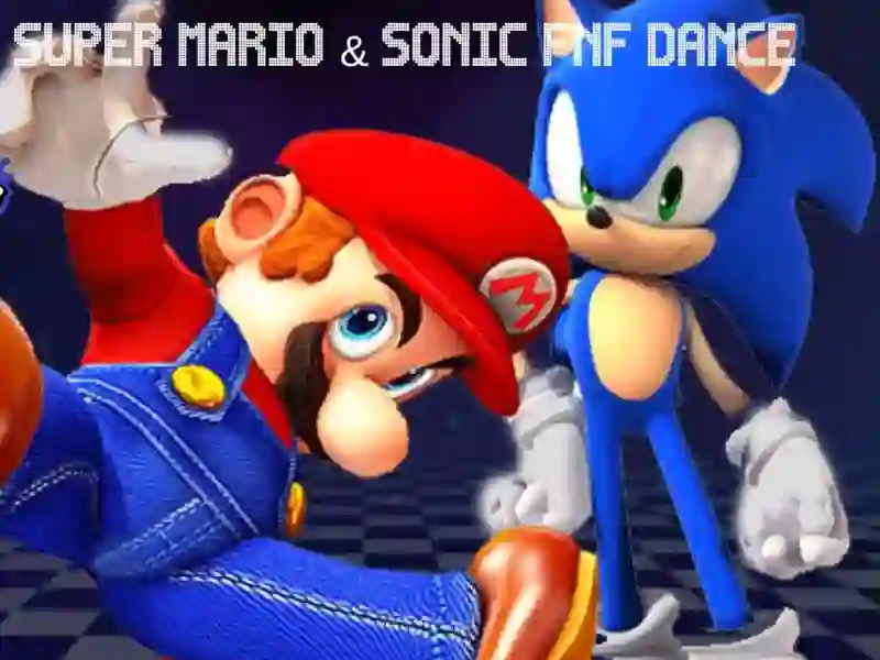 Xogo Super Mario & Sonic FNF Dance en liña