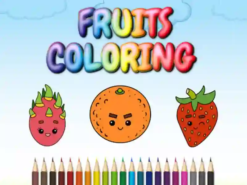 Xogo FRUITS COLORING en liña