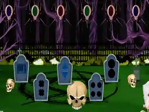 Xogo Dark Cemetery Escape en liña