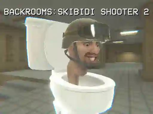 Xogo Backrooms: Skibidi Shooter 2 en liña
