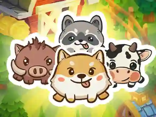 Xogo Animal Sort Cute Game Puzzle en liña