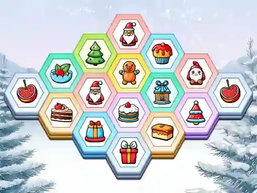 Xogo Holiday Hex Sort en liña