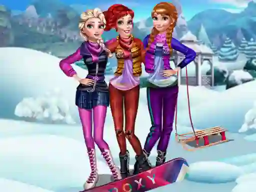 Xogo Girls Winter Fashion en liña
